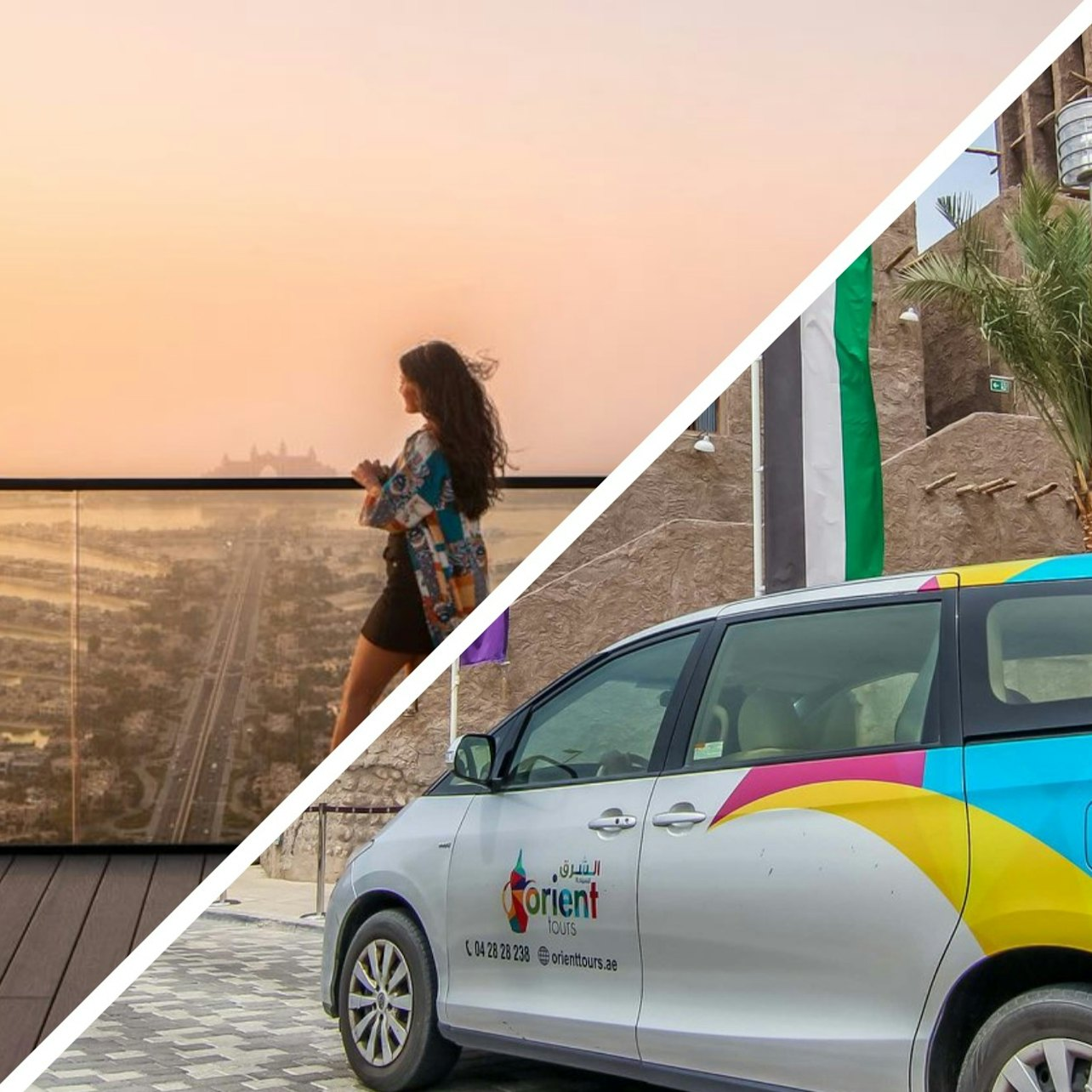 Experience breathtaking 240-meter-high views from The View at The Palm where iconic landmarks blend seamlessly with the stunning Arabian Gulf all complemented by a seamless private transfer.